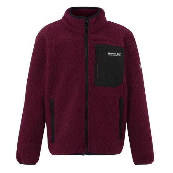 Regatta Kinder/Kids Frankie Full Zip Fleecejack (Donker Pimento) - Image 1