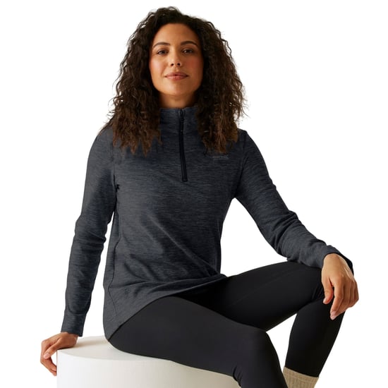 Regatta Dames/Dames Sweetheart Quarter Zip Fleece Top (Afdichting Grijs) - Image 6