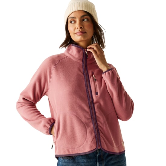 Regatta Womens/Ladies Frankie Full Zip Fleece Jacket (Dusty Rose) - Image 4