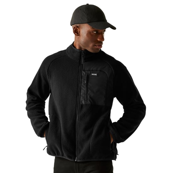 Regatta Heren Frankie Borg Fleece Jack (Zwart) - Image 4