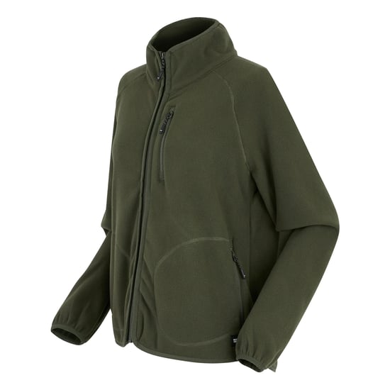 Regatta Dames Frankie Volledige Zip Fleece Jack (Donker Khaki) - Image 3