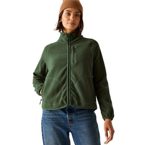 Regatta Dames Frankie Volledige Zip Fleece Jack (Donker Khaki) - Image 4