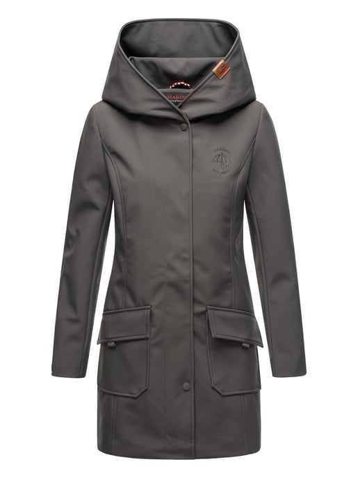 Marikoo dames softshelljas – Mayleen, waterafstotend met capuchon - Image 2