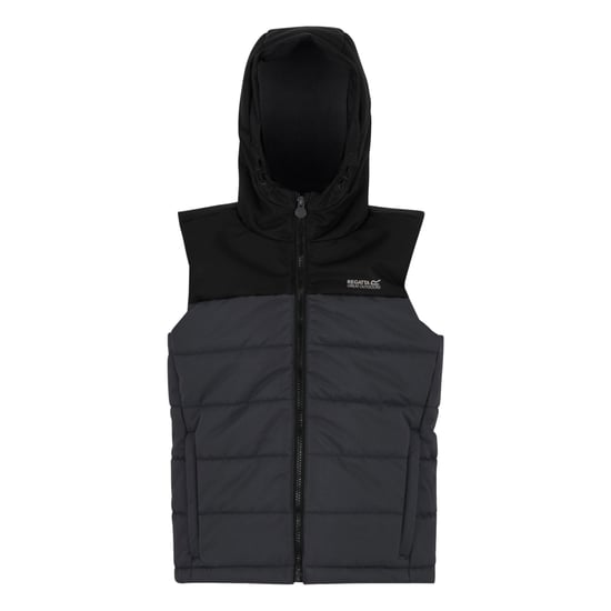 Regatta Kinderen Lofthouse Bodywarmer (Zwart/Seal Grijs) - Image 1