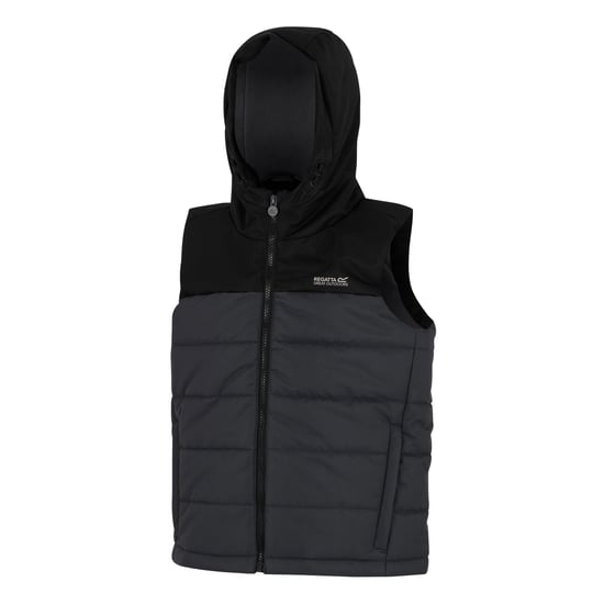 Regatta Kinderen Lofthouse Bodywarmer (Zwart/Seal Grijs) - Image 3