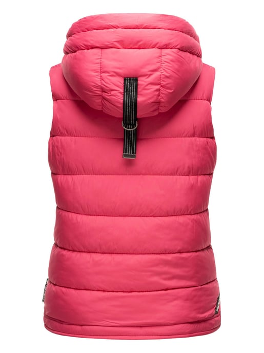 Marikoo dames gewatteerd vest – Taisaa, licht met capuchon & snackvak - Image 4