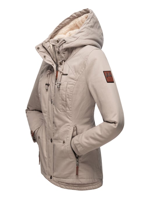 Marikoo dames winterjas met teddyfleece voering & capuchon - Image 4