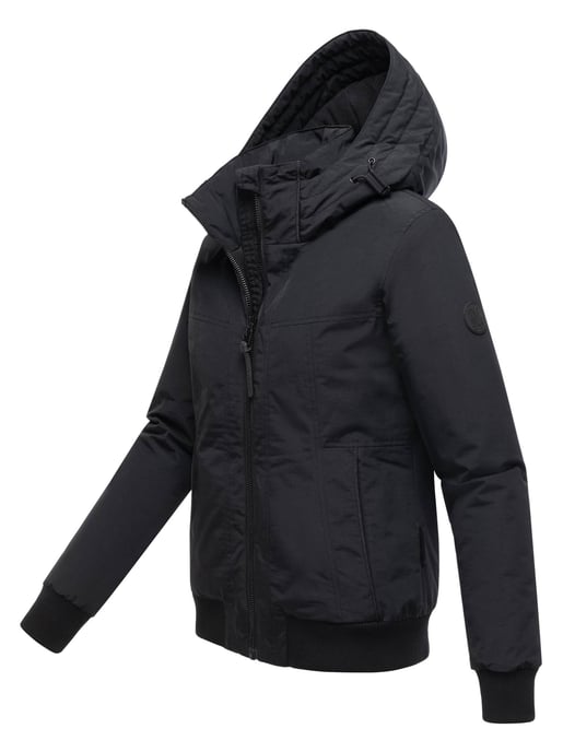 Marikoo dames winterjas Mooni 16 in bomberstijl met capuchon - Image 2