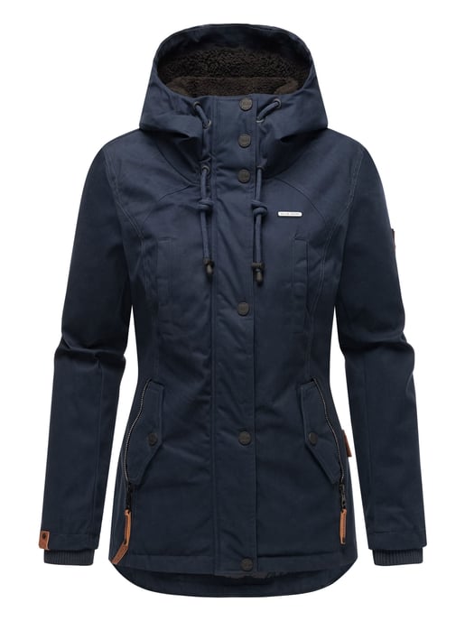 Marikoo dames winterjas met teddyfleece voering & capuchon - Image 2