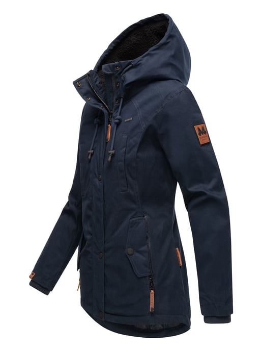 Marikoo dames winterjas met teddyfleece voering & capuchon - Image 3