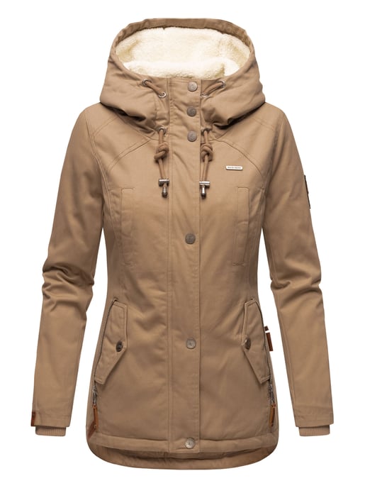 Marikoo dames winterjas met teddyfleece voering & capuchon - Image 2