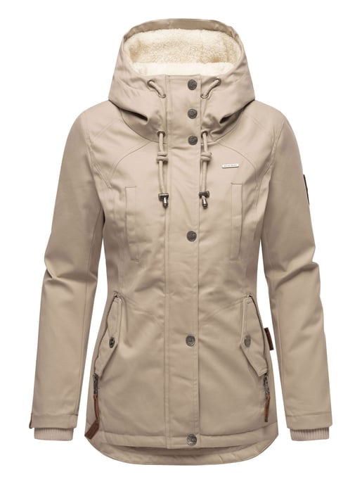 Marikoo dames winterjas met teddyfleece voering & capuchon - Image 2