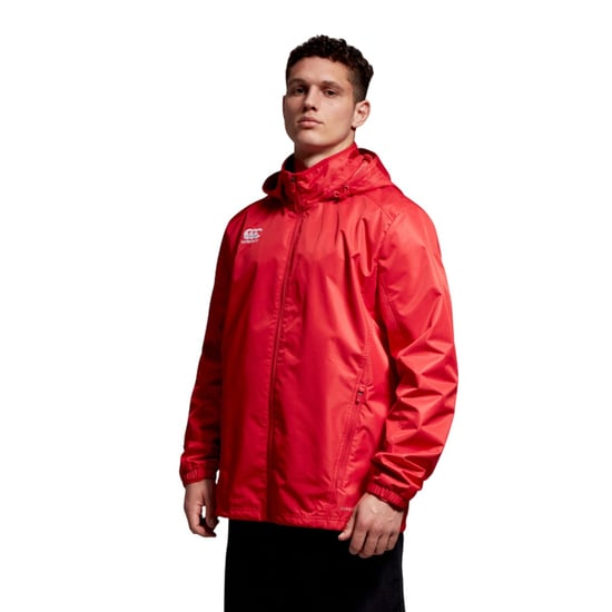 Canterbury Heren Club Vaposhield Volledig Rits Waterdicht Jasje (Vlag rood) - Image 1