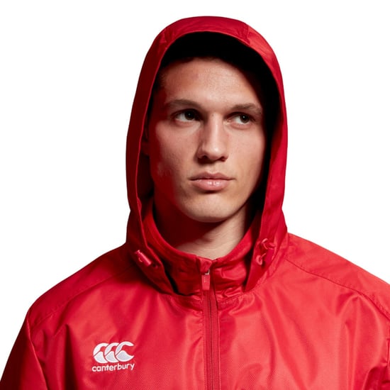 Canterbury Heren Club Vaposhield Volledig Rits Waterdicht Jasje (Vlag rood) - Image 4