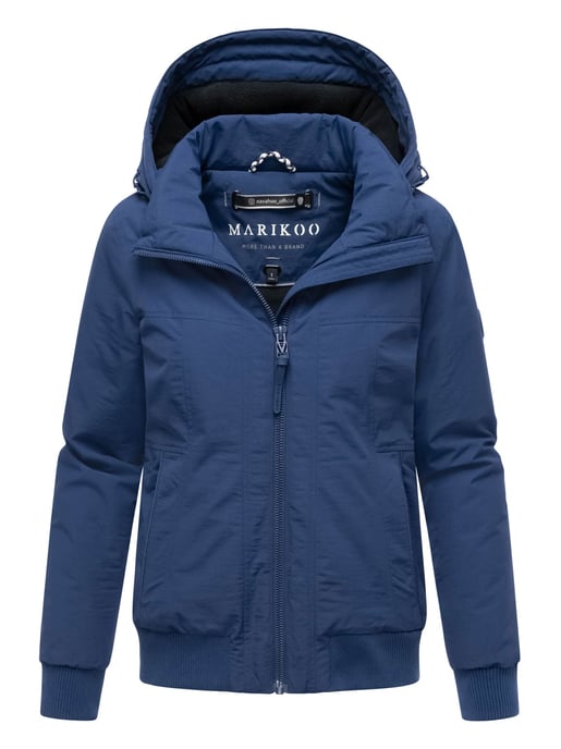 Marikoo dames winterjas Mooni 16 in bomberstijl met capuchon - Image 1
