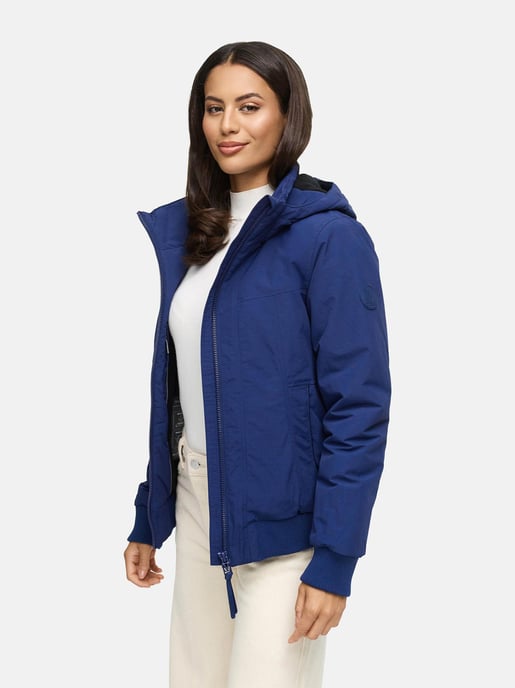 Marikoo dames winterjas Mooni 16 in bomberstijl met capuchon - Image 6