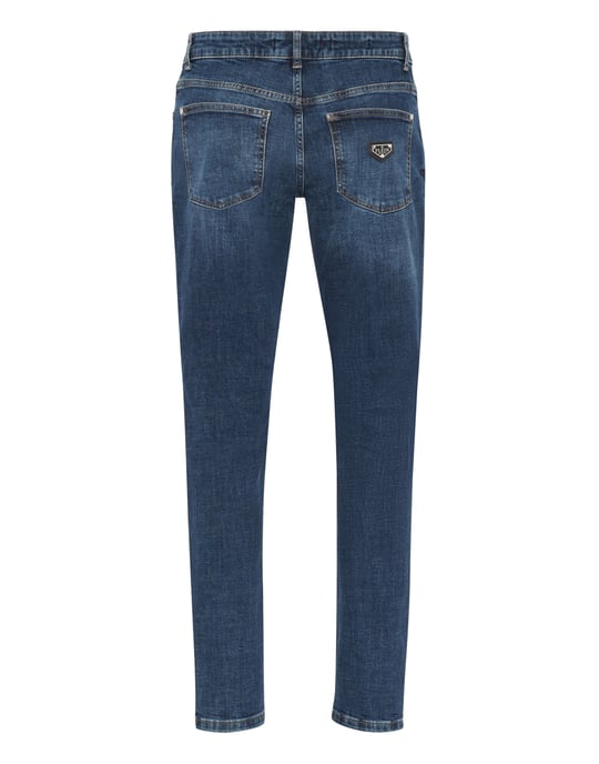 Destroyed Slim Fit Jeans - Image 4