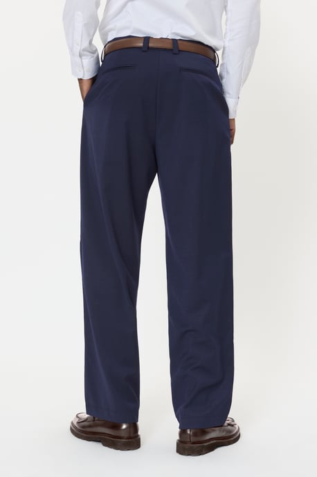 Casual broek MAchino Casual broek Loose fit navy blue - Image 3