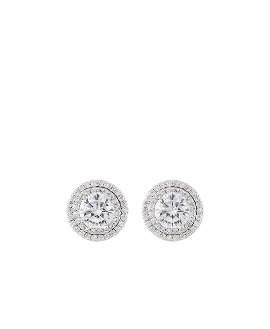 US Polo Assn Jewellery Cristal Rhodium Oorbellen - Image 1