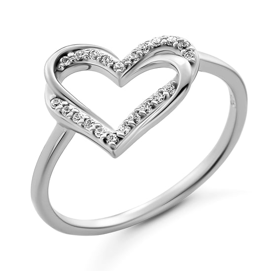 Orphelia 'Cecilia' Dames 925 Sterling Zilveren Set: Ketting + Oorbellen + Ring - Zilver SET-7584 - Image 4