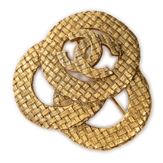 CC Woven Brooch Broche - Image 1