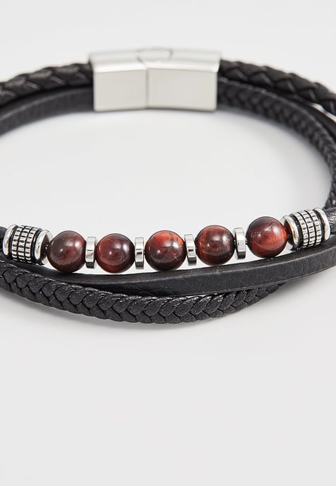 US Polo Assn Jewellery Brandon Zwarte Armband - Image 2