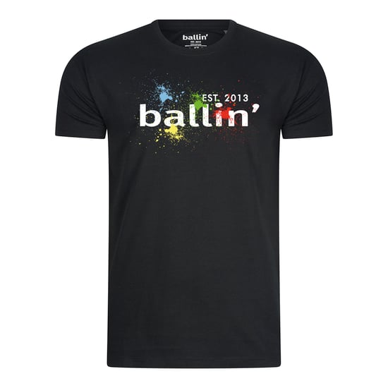 Ballin Est. 2013 Tee SS Paint Splatter Tee Zwart - Image 1