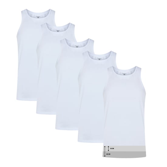 Cappuccino Italia Tee SS 5-Pack Onderhemd Wit - Image 1