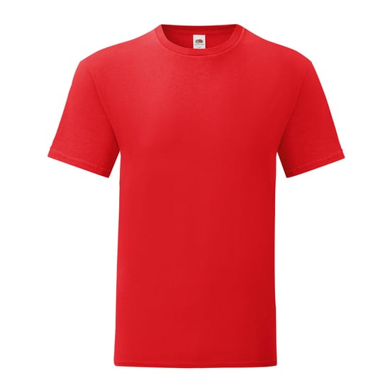 Fruit of the Loom Unisex volwassen iconisch T-shirt (Rood) - Image 1