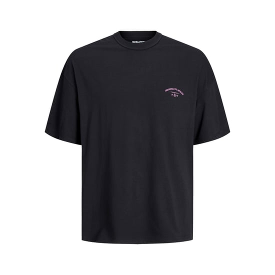 Jack & Jones Tee SS Santorini Oversize Fit Tee Zwart - Image 1