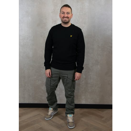 Lyle & Scott Sweaters Crew Neck Swearshirt Zwart - Image 4