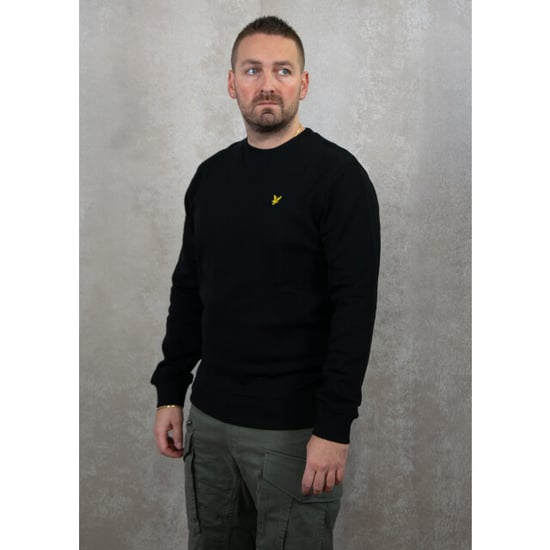 Lyle & Scott Sweaters Crew Neck Swearshirt Zwart - Image 5