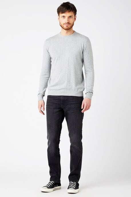 Wrangler - gebreide crew middengrijs mel - Image 3