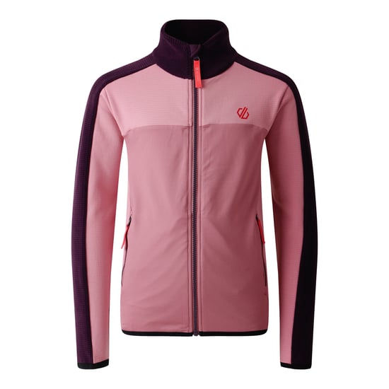 Dare 2B Kinder/Kids Emergent IV Stretch Midlayer (Diepe pruim/Lila's) - Image 1
