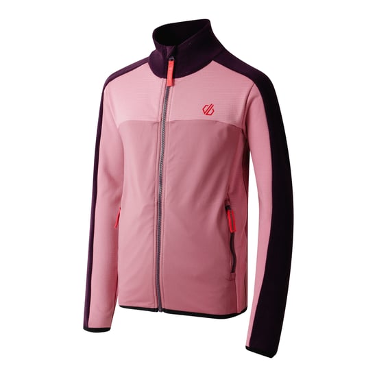 Dare 2B Kinder/Kids Emergent IV Stretch Midlayer (Diepe pruim/Lila's) - Image 3