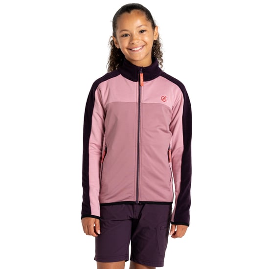 Dare 2B Kinder/Kids Emergent IV Stretch Midlayer (Diepe pruim/Lila's) - Image 4