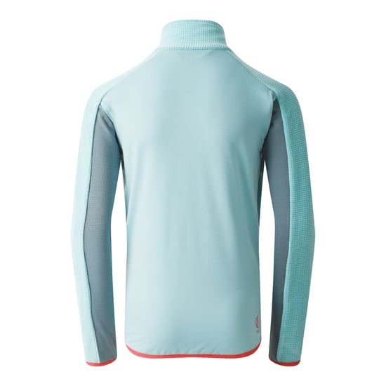 Dare 2B Kinder/Kids Emergent IV Stretch Midlayer (Element Grijs/Aquifer) - Image 2