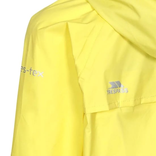 Trespass Kinderen/Kinderen Qikpac Waterdichte Packaway Jacket (Geel) - Image 4