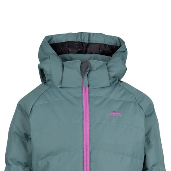 Trespass Kindermeisjes Amira Casual Jacket (Sparrengroen) - Image 2