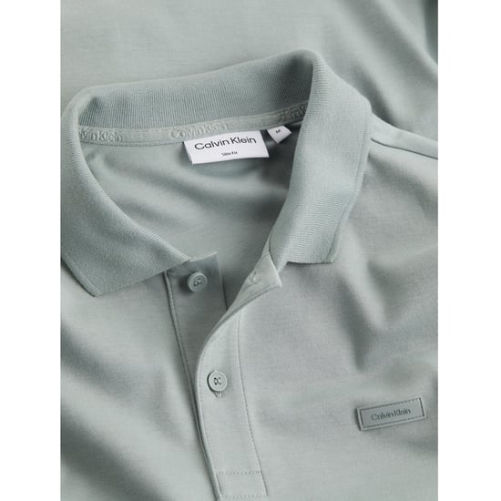 Calvin Klein Polo SS Liquid Touch Slim Polo Grijs - Image 2