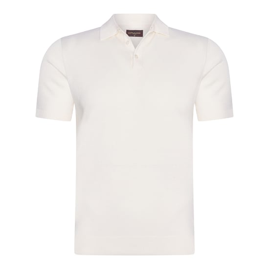 Cappuccino Italia Polo SS Plain Tricot Polo Wit - Image 1