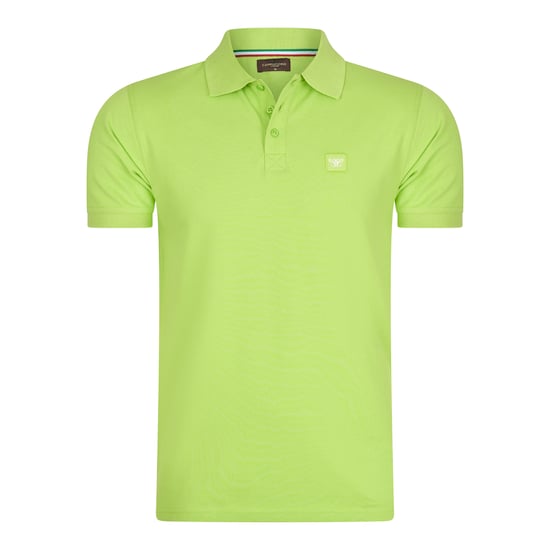 Cappuccino Italia Polo SS Polo Plain Pique Groen - Image 1