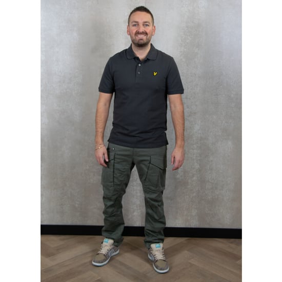 Lyle & Scott effen poloshirt in grijs - Image 5