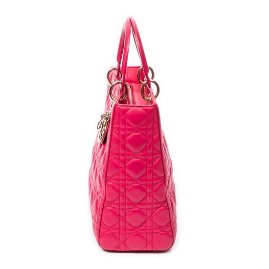 Large Lady Dior Zip Schoudertas - Image 3