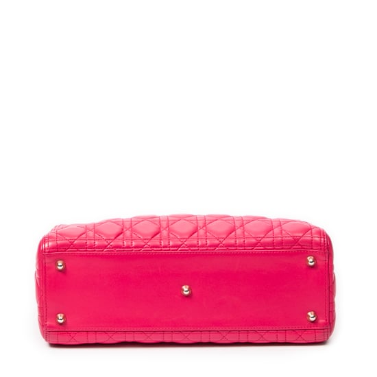 Large Lady Dior Zip Schoudertas - Image 6