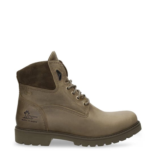 Panama Jack Heren Amur GTX C32 Khaki Waterdichte Leren Enkellaarsjes - Image 1