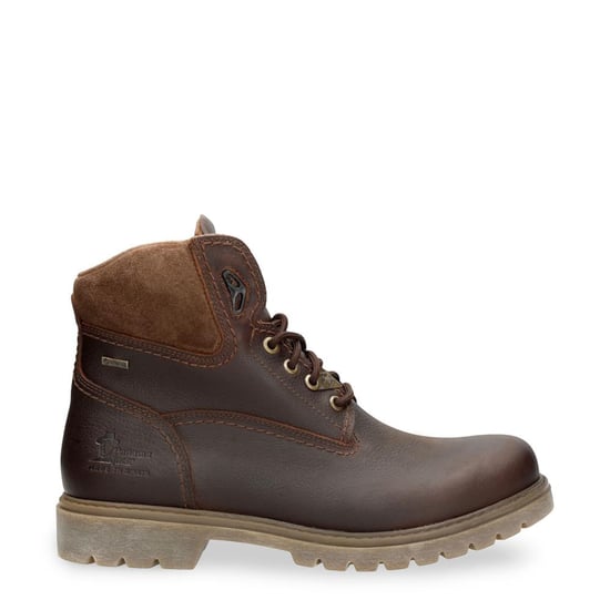 Panama Jack Heren Amur GTX C10 Kastanjebruine Waterdichte Leren Enkellaarsjes - Image 1
