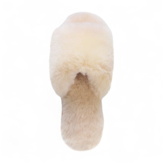 Dames schapenvacht pantoffels beige warme winter bont slippers - Nordic - Image 6