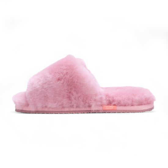 Dames schapenvacht pantoffels roze warme winter bont slippers - Nordic - Image 4