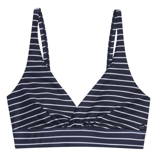 Regatta Dames/Dames Paloma Stripe Gestructureerde Bikinitop (Marine, Wit) - Image 1
